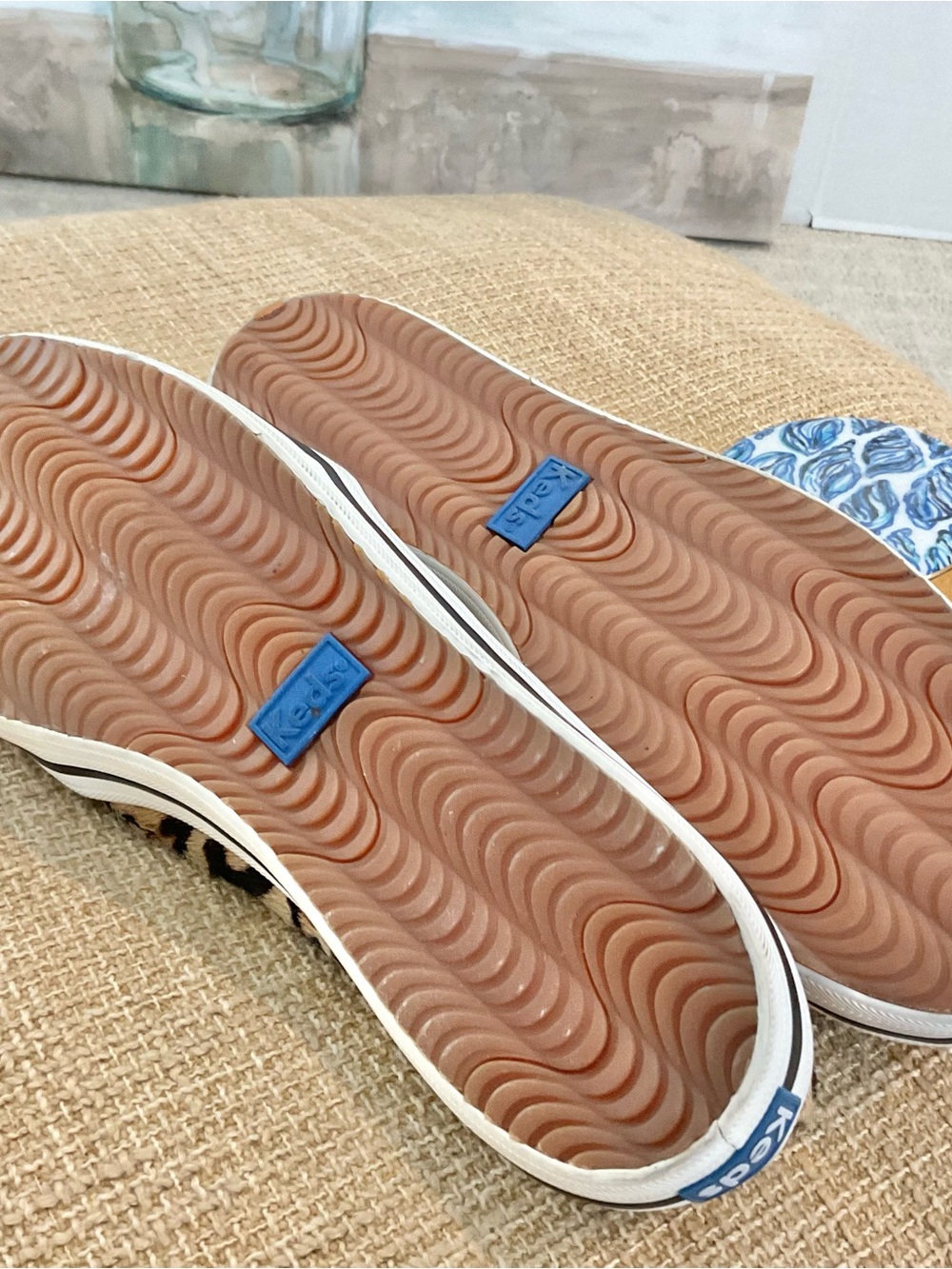 Keds x Kate Spade Double-decker Slip On Sneakers Leopard Size 9, EUC - Picture 5 of 6